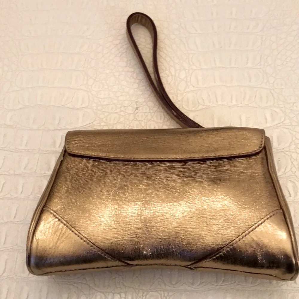 Kate Spade gold wristlet